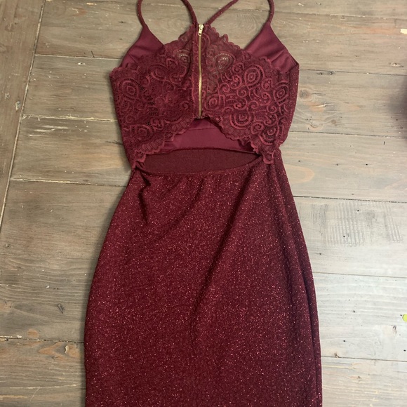 Chico red sparkly hoco dress - Picture 2 of 2